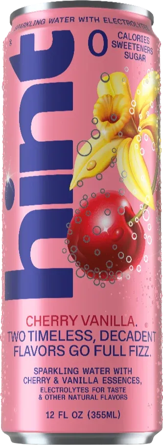 hint sparkling with electrolytes - cherry vanilla