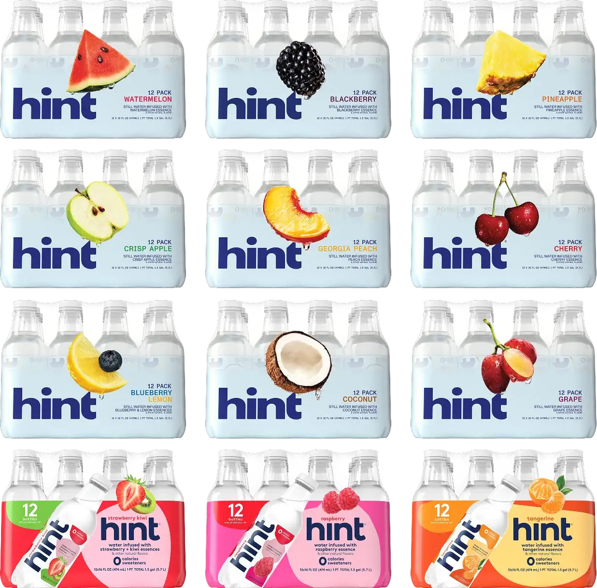 hint® water 12 case bundle