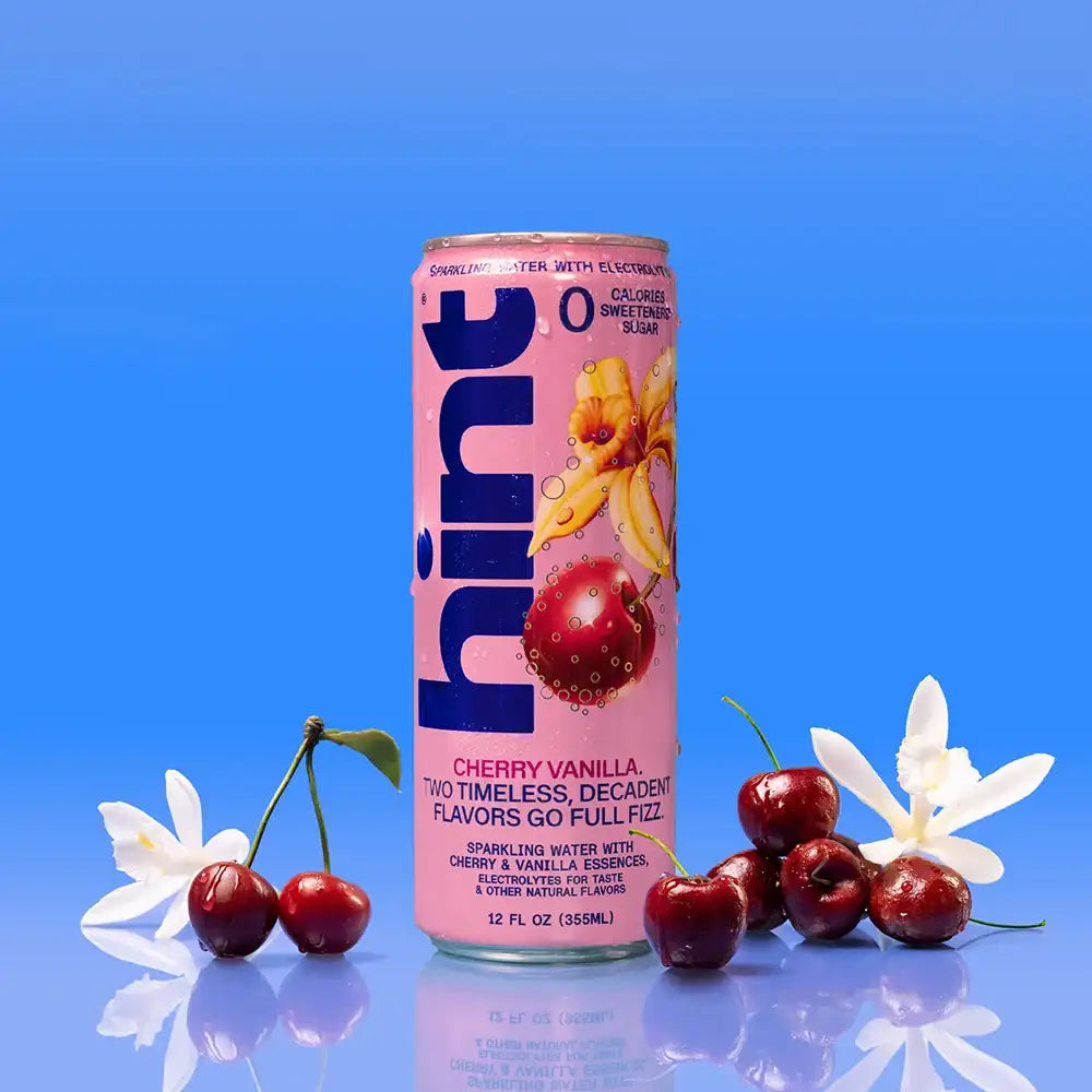 hint sparkling with electrolytes - cherry vanilla
